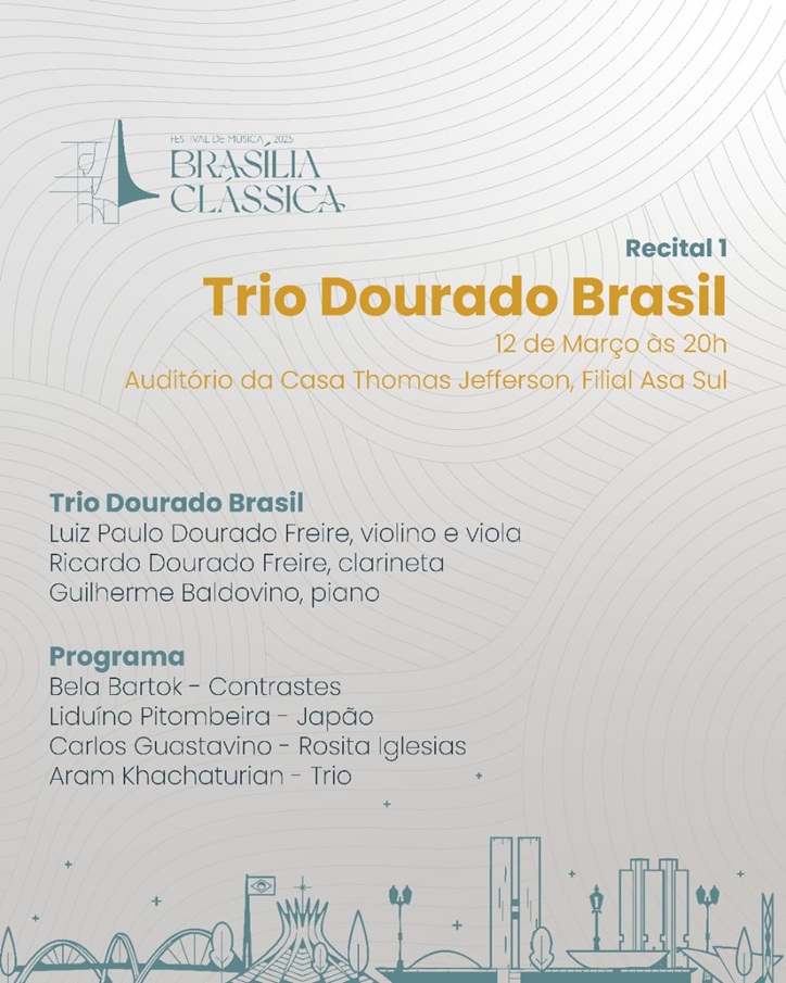 0 trio dourado