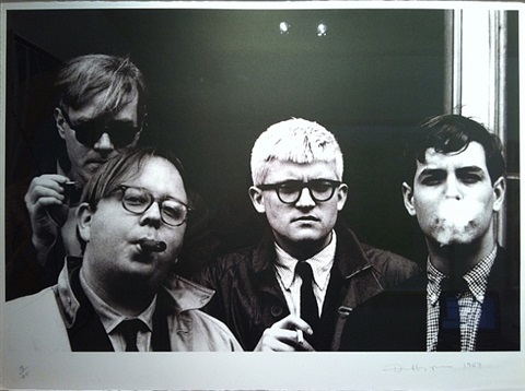 dennis-hopper-andy-warhol,-henry-geldzahler,-david-hockney-and-jeff-goodman,-from-the-geldzahler-portfolio